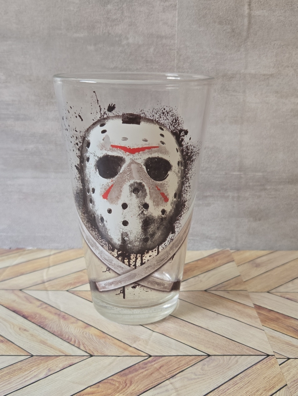 ​Friday The 13th Jason Voorhees 16oz Pint Glass Horror Movie Slasher Tumbler